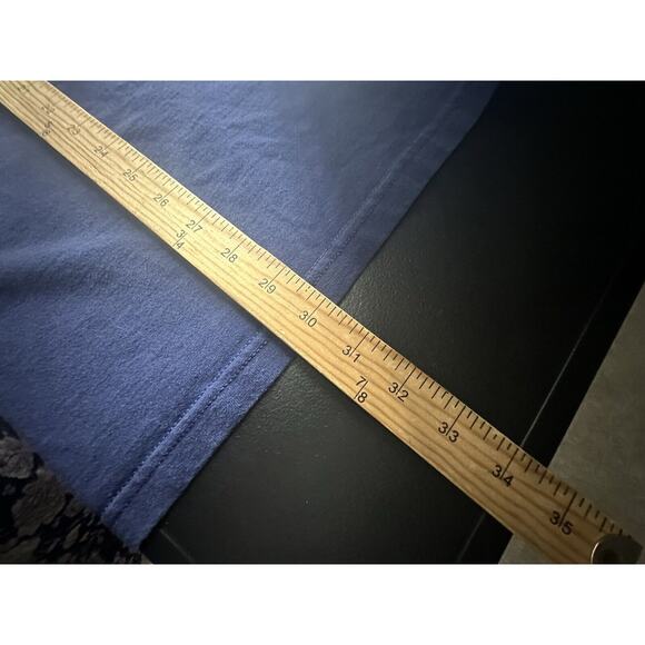 Patagonia L Men Regular Fit Responsible Tee T-shirt Long Sleeve Blue Logo P12 - Picture 6 of 7